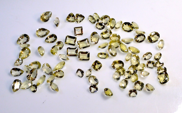 Talumi Quartz Faceted Gemstone Lot of 200 carets